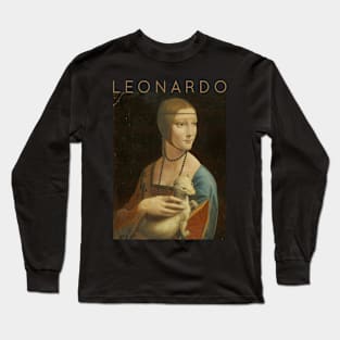 Leonardo da Vinci - Lady With An Ermine Long Sleeve T-Shirt